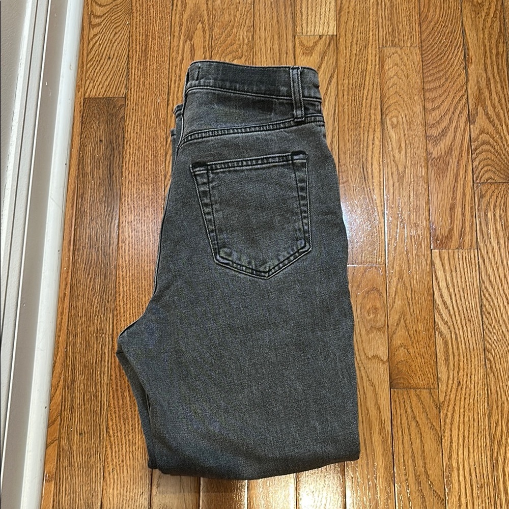 Abercrombie The ankle straight ulta high rise curve love